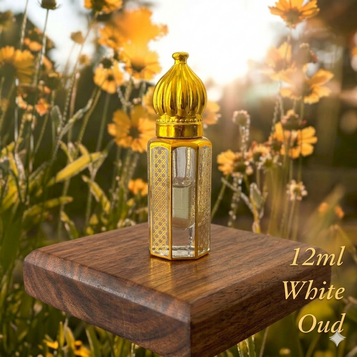 White Oud Attar for Men & Women – Luxury Woody Floral Fragrance Oil