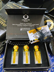 Pack of 3 Premium Attar with free Tasbeeh | Long-Lasting Alcohol-Free Scents