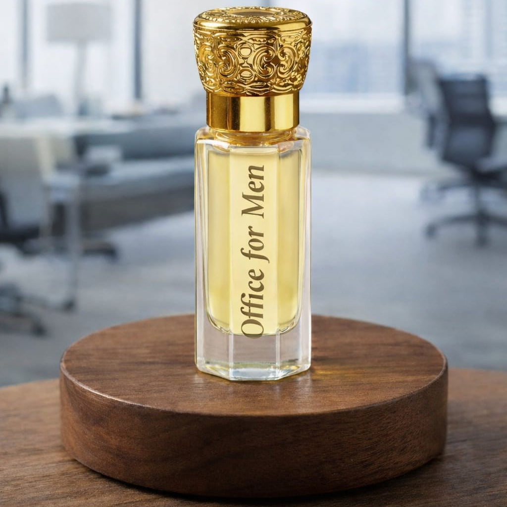 Office for Men Attar – Long-Lasting Woody & Spicy Fragrance Oil for Professionals